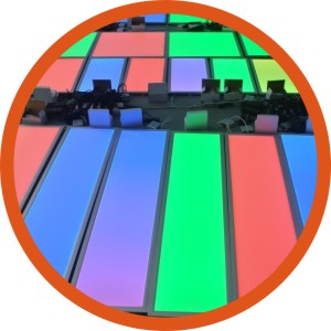 LED panel light
(RGB, RGBW, CCT dimmable)